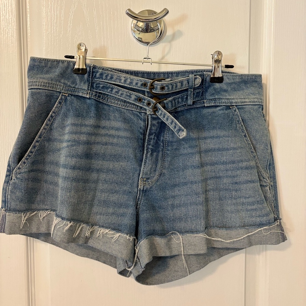 Hollister Light Blue Jean Shorts